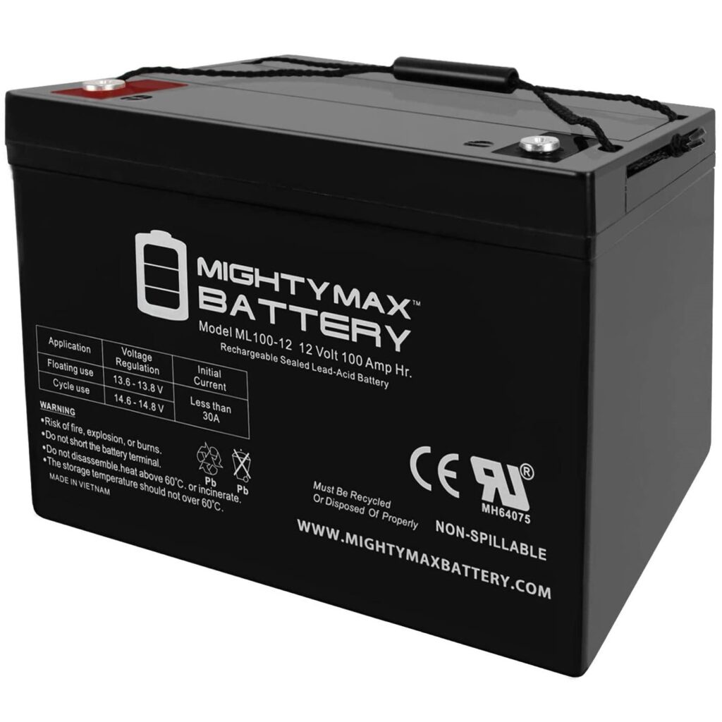 Mighty Max ML100-12 Battery Review in October 2023 - RVProfy