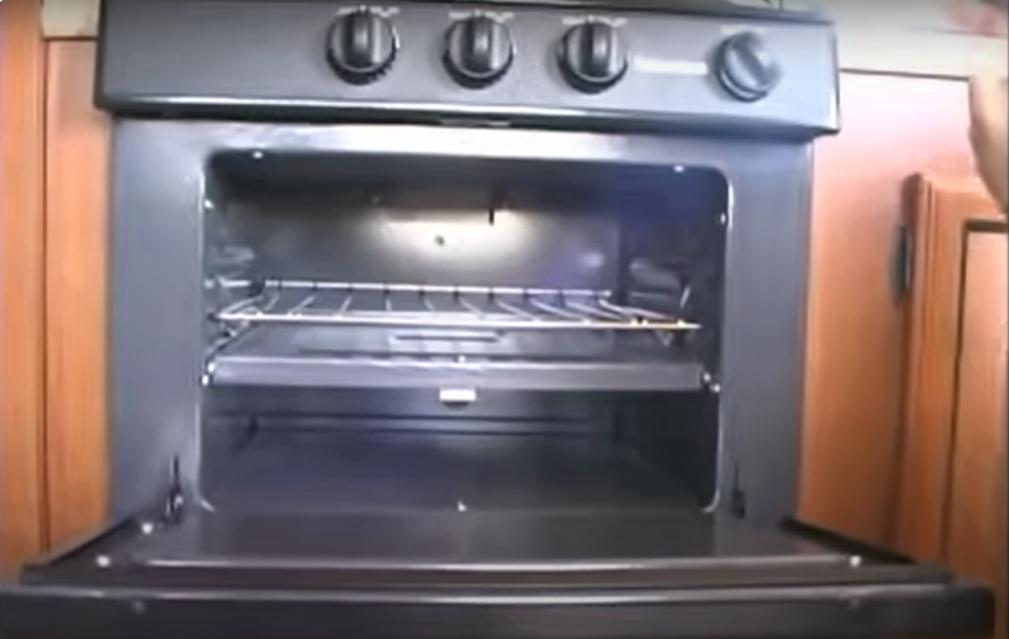 How do you light an old RV oven?