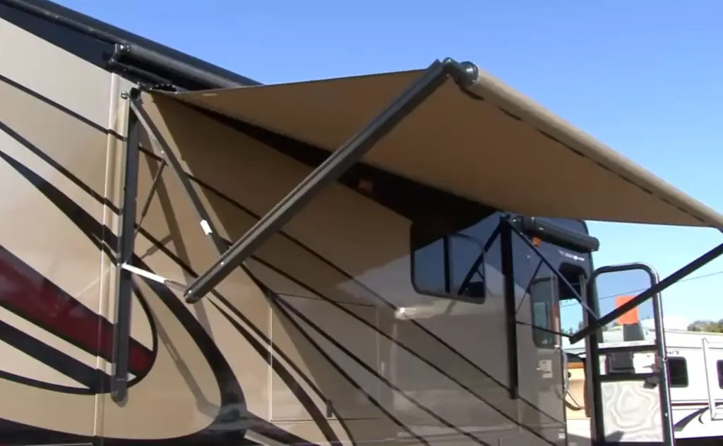 How to Roll up Your RV Awning Before High Winds Come Through