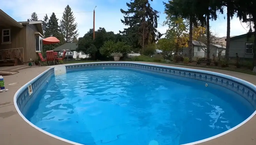 Preparing the pool for winter