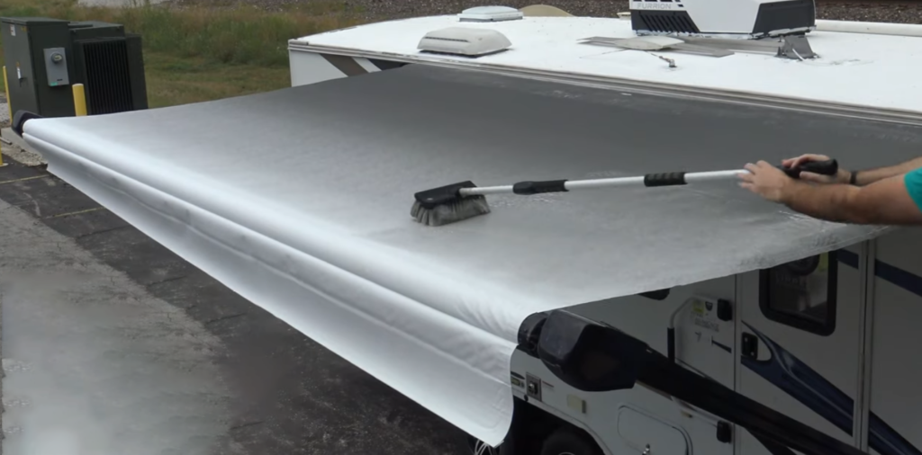 Extra Steps To Clean Extra Dirty RV Awnings