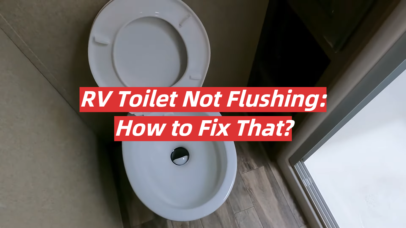 RV Toilet Not Flushing: How to Fix That?