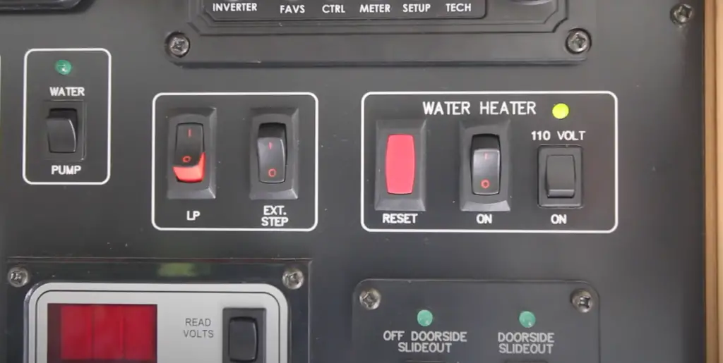 Tank RV water heater regular maintenance
