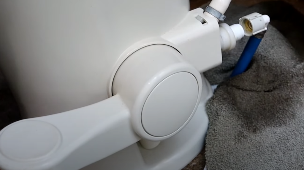 Checking your vent as part of an RV toilet replacement