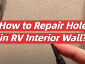 How to Repair Hole in RV Interior Wall?